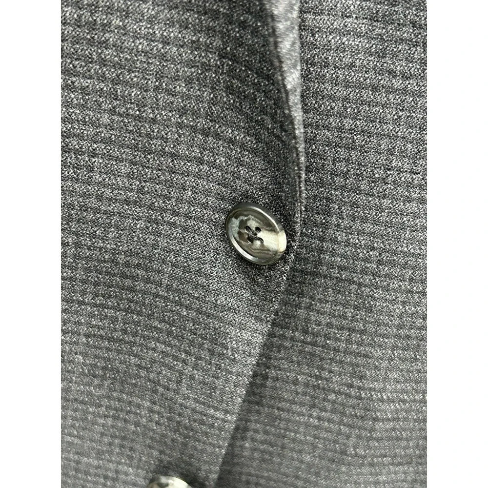 Jos A Bank Traveler‎ Men's 48 Long Gray Wool Stretch Two Button Blazer Jacket